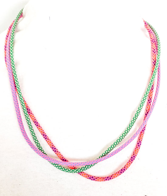 Neon Multi Paracord Mask chain/ Jewelry Set