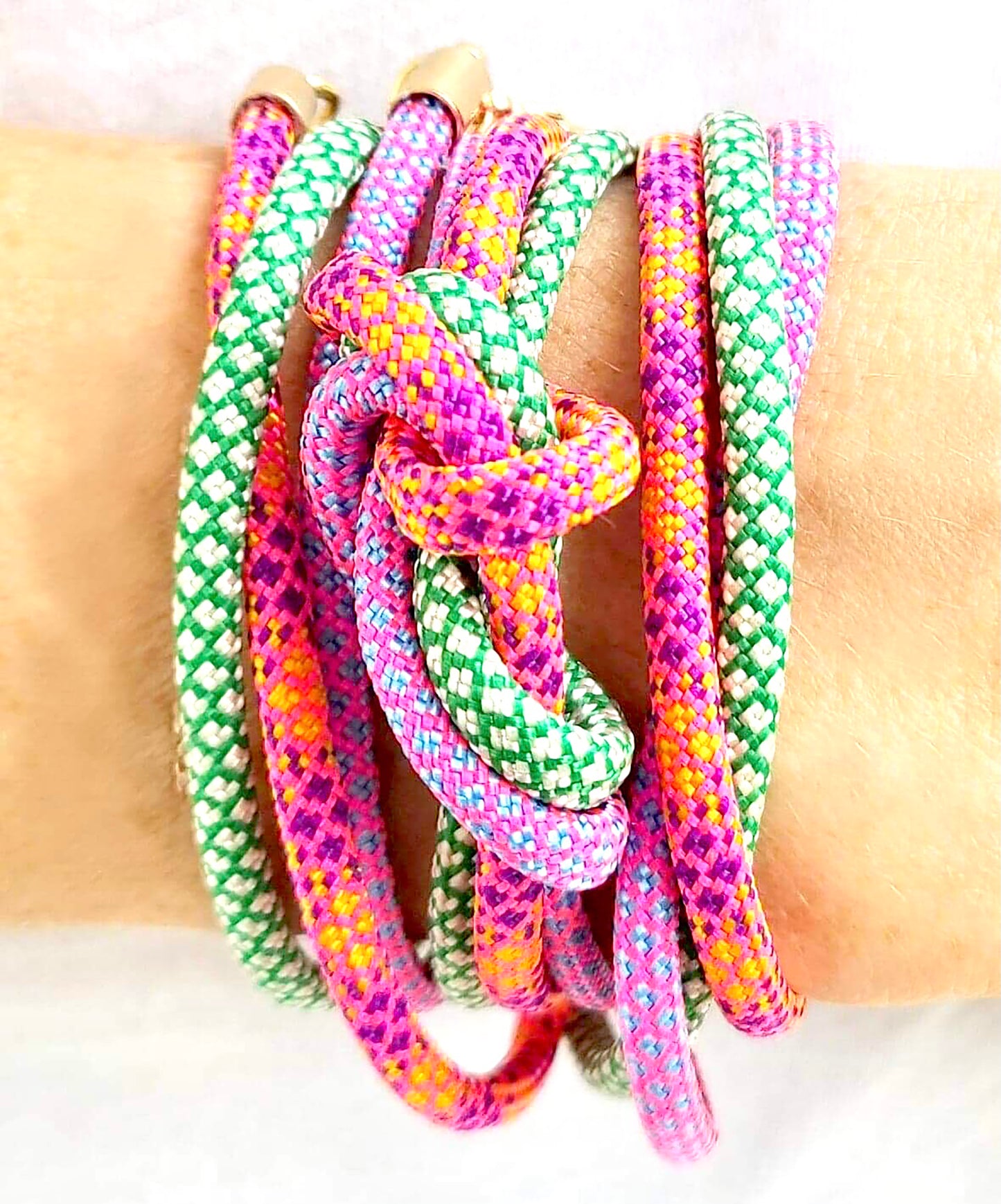 Neon Multi Paracord Mask chain/ Jewelry Set